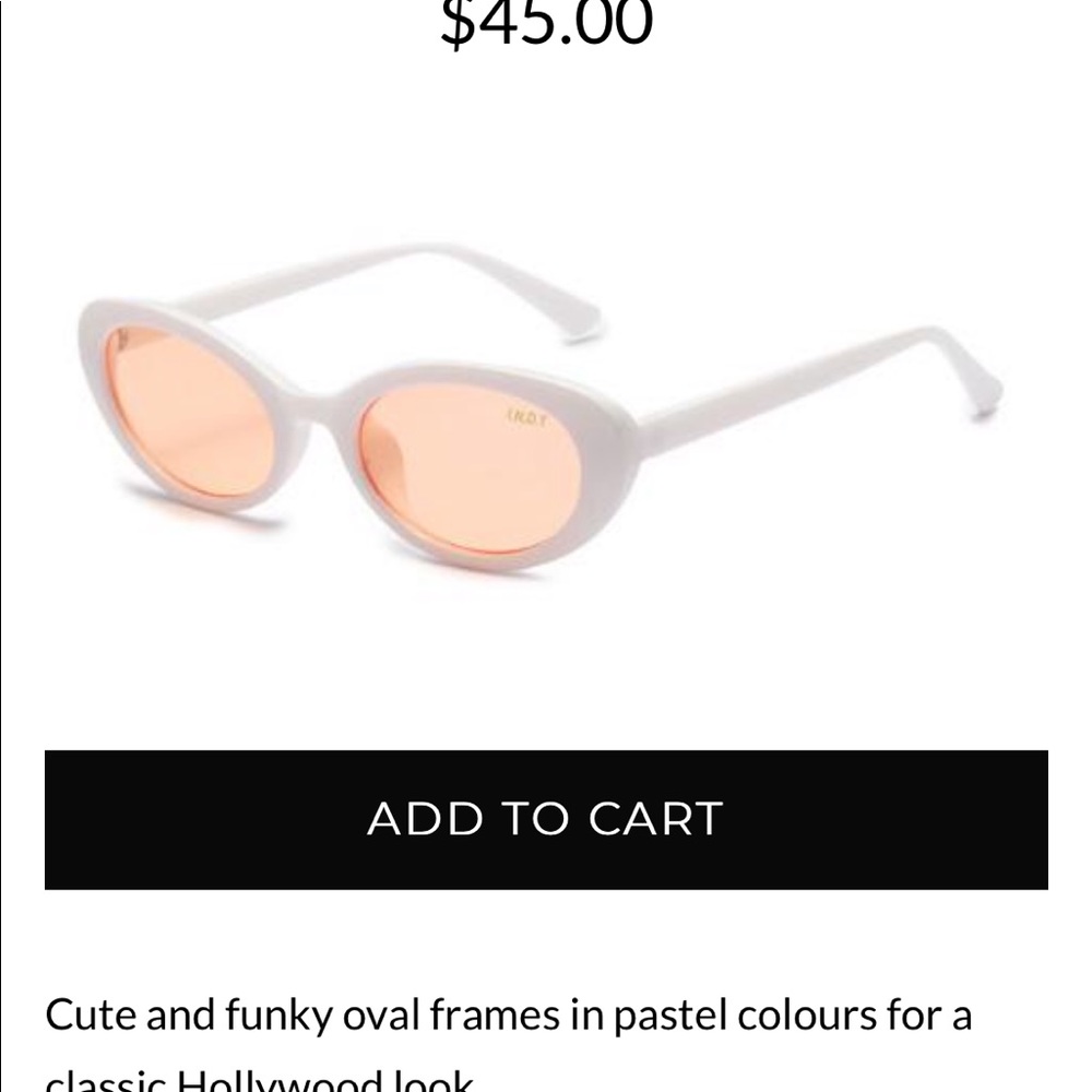Brand new INDY sunglasses